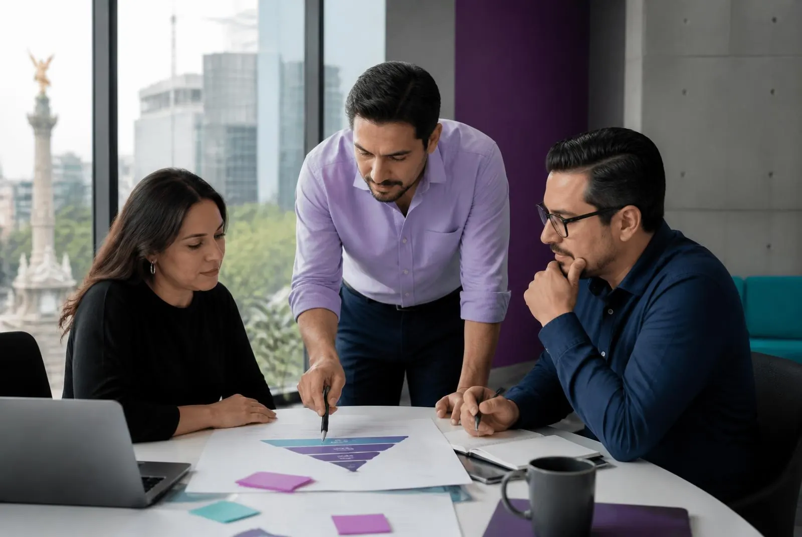Equipo de Nacid Marketing analizando estrategia digital